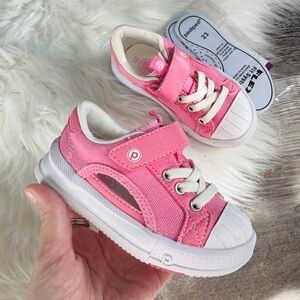 pediped Flex Libra First Walker Shoe, Pink, 7 US Unisex Little Kid sneaker